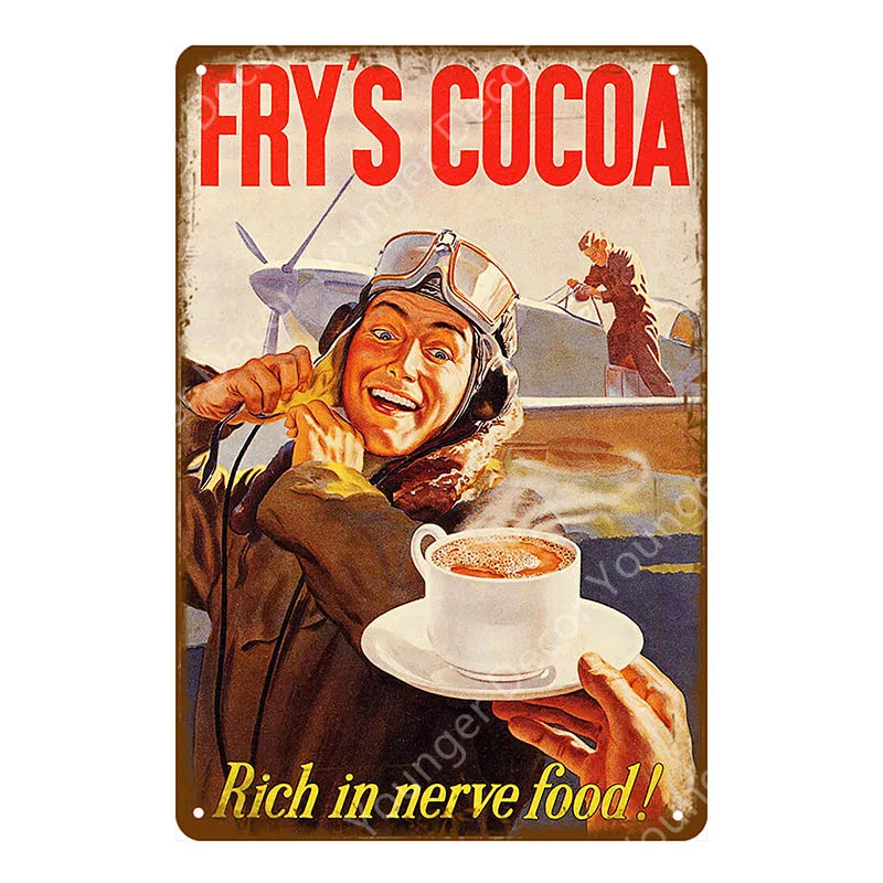 Кофейня с металлическими знаками декоративная табличка для кафе винтажный