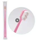 Антибактериальная зубная щетка для волос, ультратонкая Мягкая зубная щетка, чистка полости рта, эффективное чистящее оборудование для глубокой чистки зубов