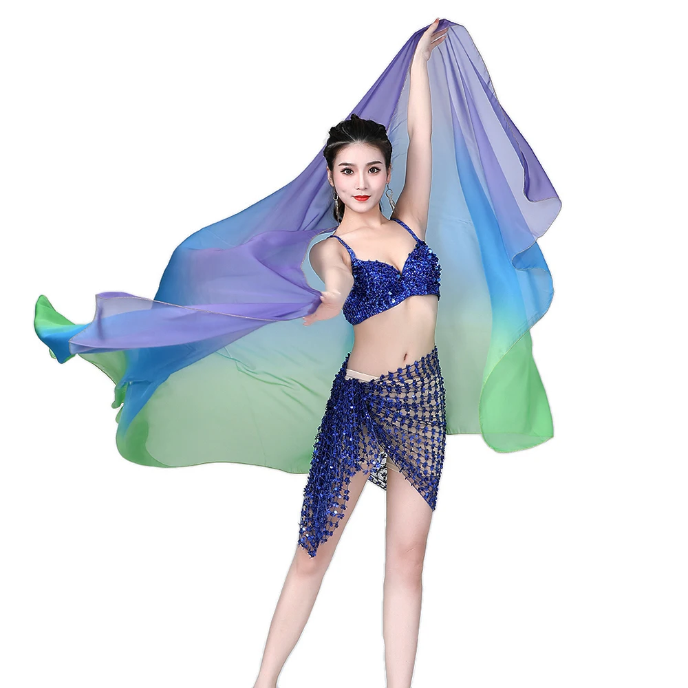 Сценическое живота Танцы Одежда для танцев аксессуары шарфа светильник текстура