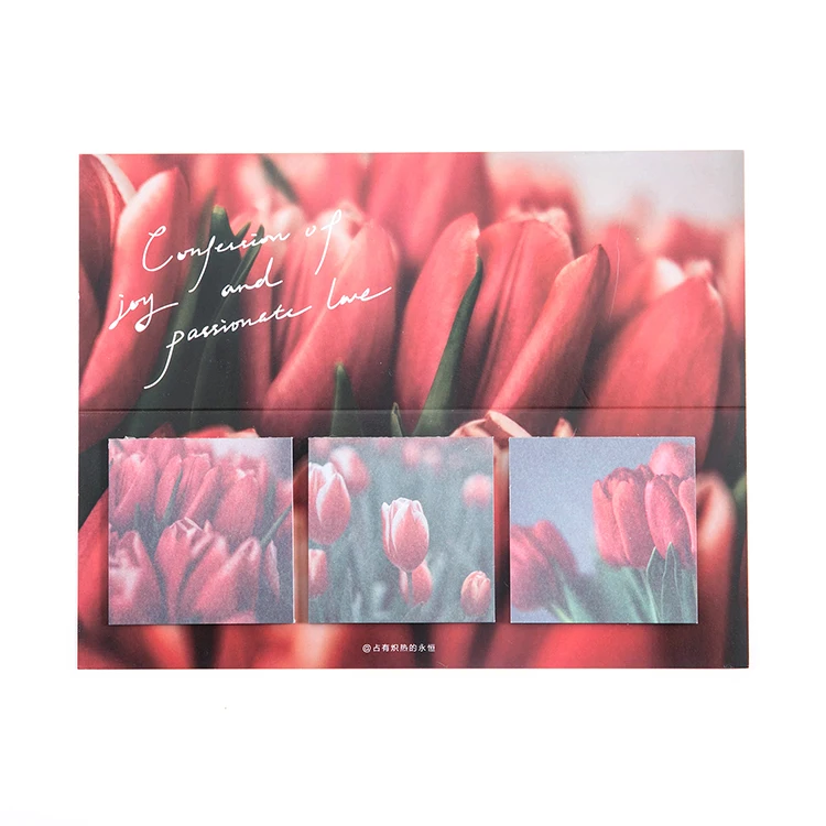 

VALIOSOPA Блокнот с наклейками цветы и деревья 60 листов