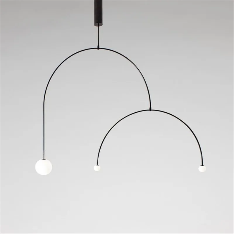 Скандинавский простой современный подвесной светильник s светодиодный