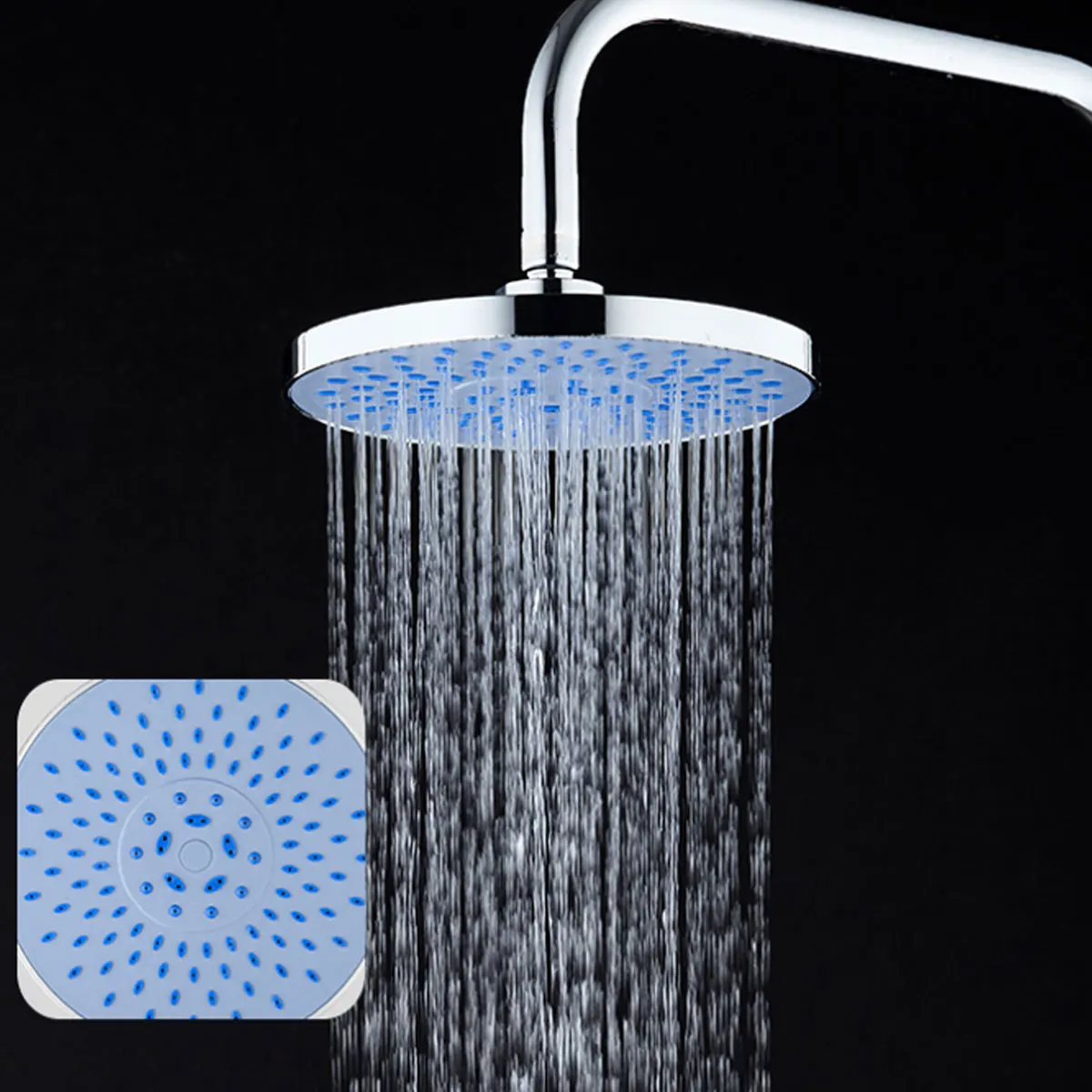 

2pcs 5-Mode Water Saving Shower Head Adjustable High Pressure Shower Head Powerful Boosting Bathing Sprayer Handheld Shower Head