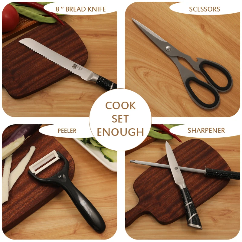 Наборы кухонных ножей Япония Кливер нарезка утилита нож для нарезки 440C из