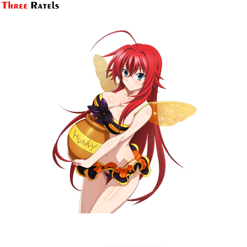 

Three Ratels FC180 3D Sexy Uniform Girl High School DxD Anime Car Sticker Rias Gremory Render Styling Accessories Decals