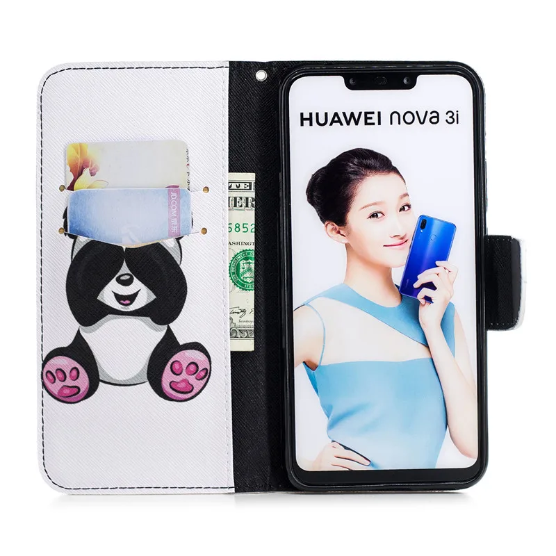 Кожаный чехол-бумажник с откидной крышкой для Huawei P Smart 2021 2020 P30 P40 P50 Pro Honor 10i 10 9 Lite 9A