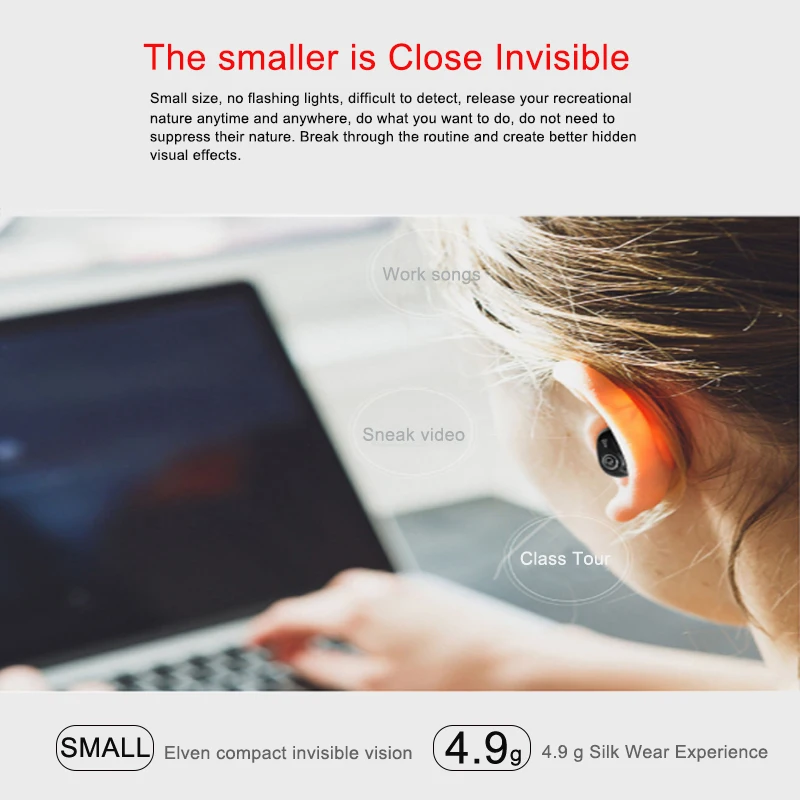 

2021 New S650 Mini Invisible Wireless Earphone Noise Cancelling Bluetooth Headphone Stereo Headset Earbud With Microphone