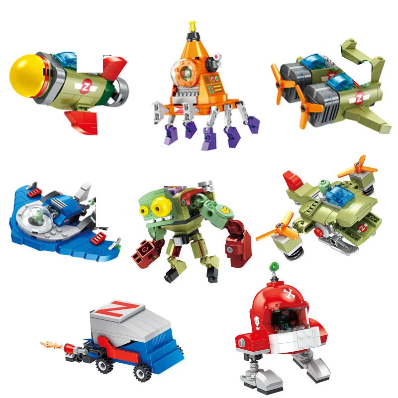 

Zombies Demon King Mech Game Toy Action Toy & Figures Building Blocks Bricks Brinquedos Toys