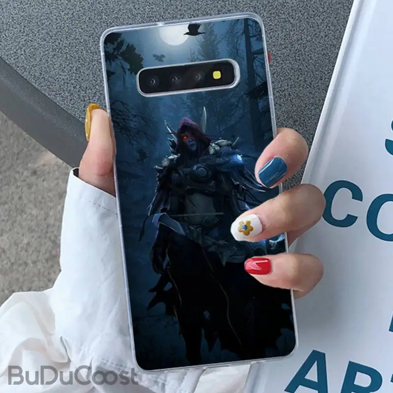 Mantrn популярный мягкий черный чехол для телефона Warcraft Samsung S5 6 7 8 9 10 S8 S9 S10 plus S10E lite