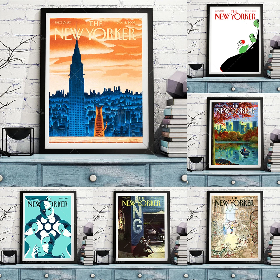

Poster and Prints The New Yorker 1926 January 9 Magazine Cover Canvas Painting Wall Art For Living Room Home Decor