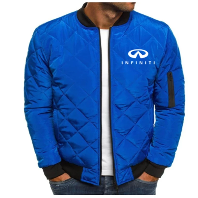 

New Men’s jackets INFINITI Logo Print Casual pullover Solid color high quality cotton Men's cotton clothes