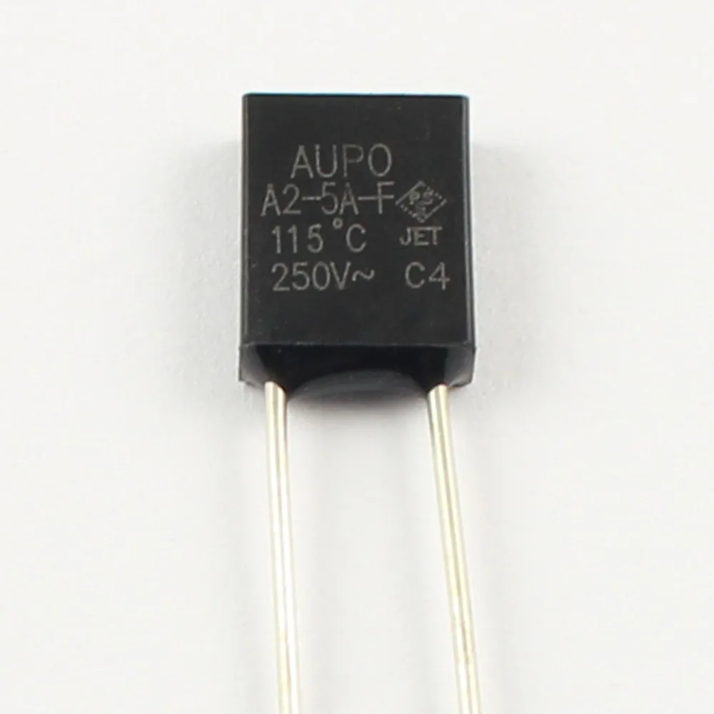 10 шт. Aupo Термальность предохранитель среза TF 115 градусов 250V 5A A2 F|thermal fuse|thermal fuse