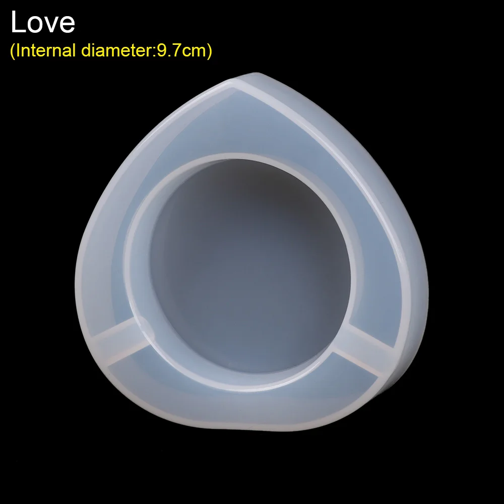 1 шт. Горячая DIY Форма для пепельницы прозрачная белая силиконовая форма из