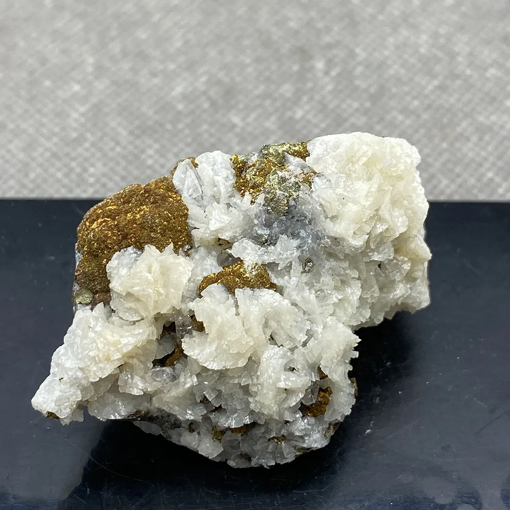 

Natural Calcite Pyrite Combination Healing Crystal Gem Specimen
