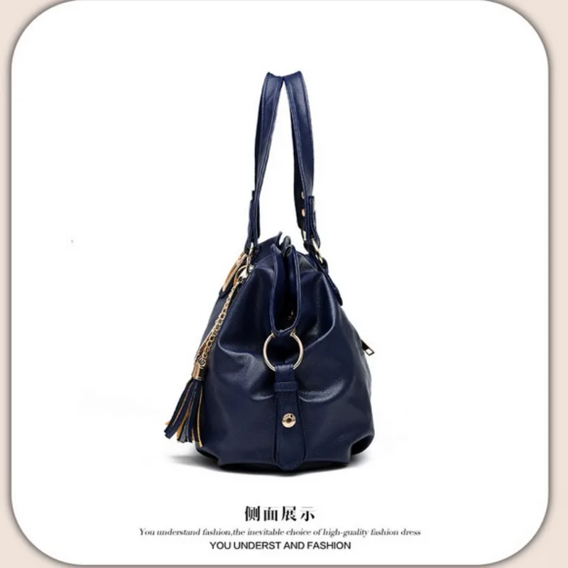 100% Genuine Leather Women Handbags 2023 New Large Fashion Female Simple Soft Shoulder Bag High Quality Totes Bag Messenger Bag