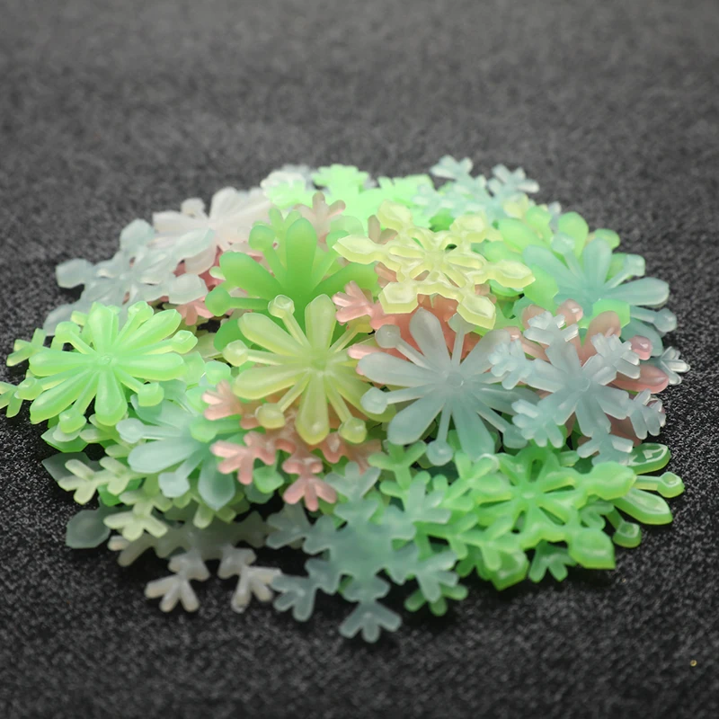 

50 лампочек, светящиеся в темноте наклейки, Рождество, детский домашний декор