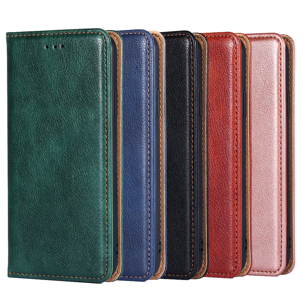 

Retro Wallet Leather Flip Case for Huawei P20 Pro Honor 10 Lite 7A Y6 Y9 2018 7X V10 Cover Built-in Magnet Adsorption Card Slot