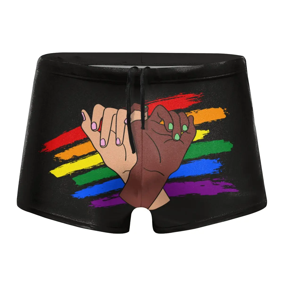 

Love Is Love Summer Adult Trunks Men Swim Trunks Male Printing Boxer Swim Shorts Beach Swimsuit Elastic Bathing Suit Swimwear