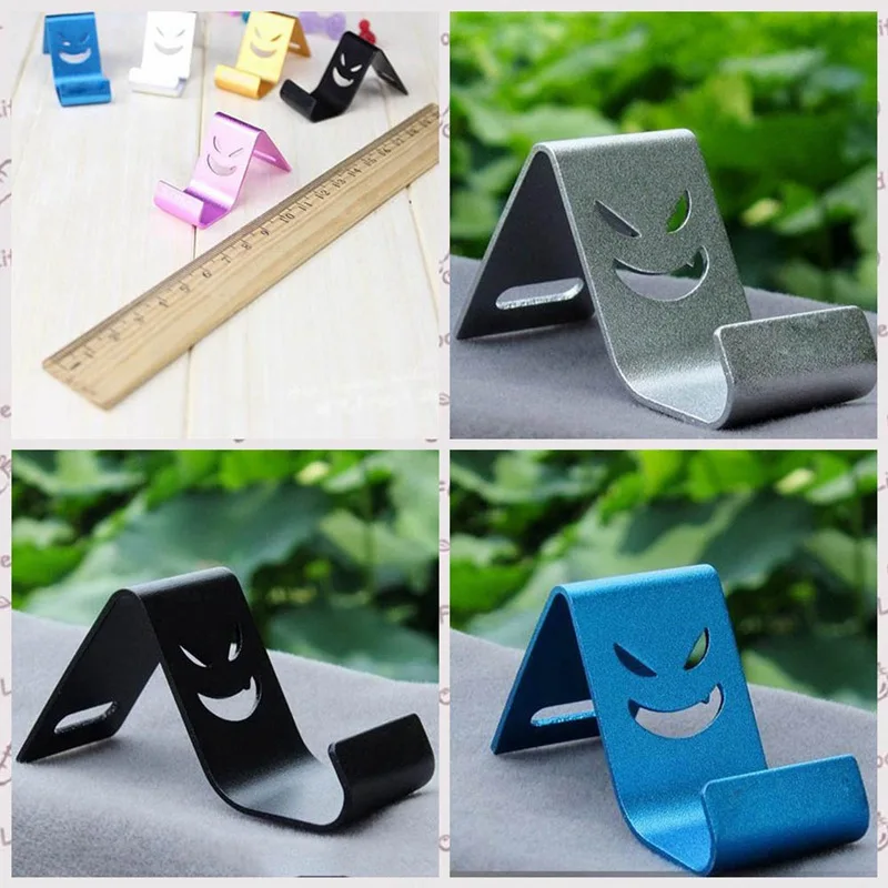 

1pc Creative Metal Color Little Devil Phone Holder Random Colors 5*2cm Desktop Phone Accessories Phone Bracket