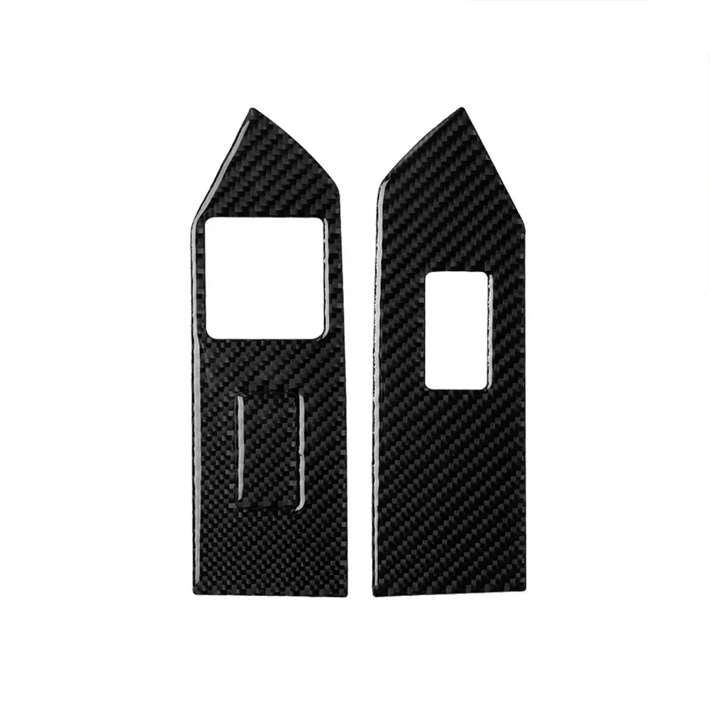 

Carbon Fiber Car Window Glass Lifter Switch Panel Sticker for Ford Mustang 09-13 Automotive Stickers Interior Accessories