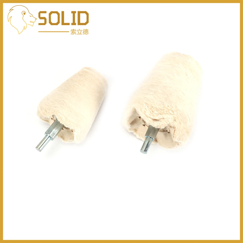 

50/65mm Polishing Wheel Set White Cloth Wheel Shank 6mm Buffing Wheel for Dremel Grinding Wheel Tool Accessories Cone