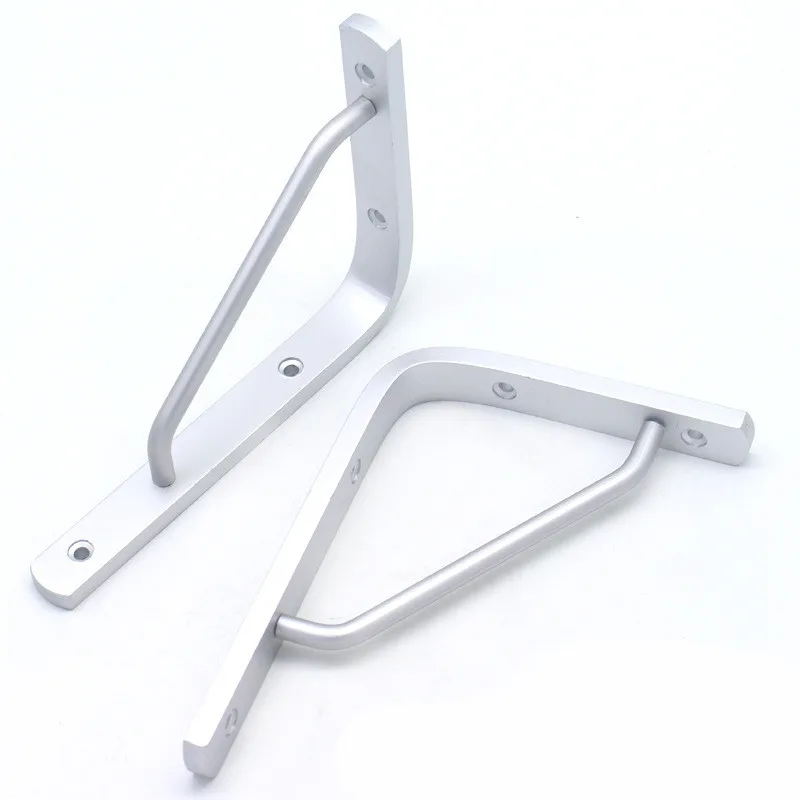 

1pc Aluminum Triangle Folding Angle Bracket Heavy Wall Mounted Storage Rack for Bench Table Wash basin shelf Support Furniture