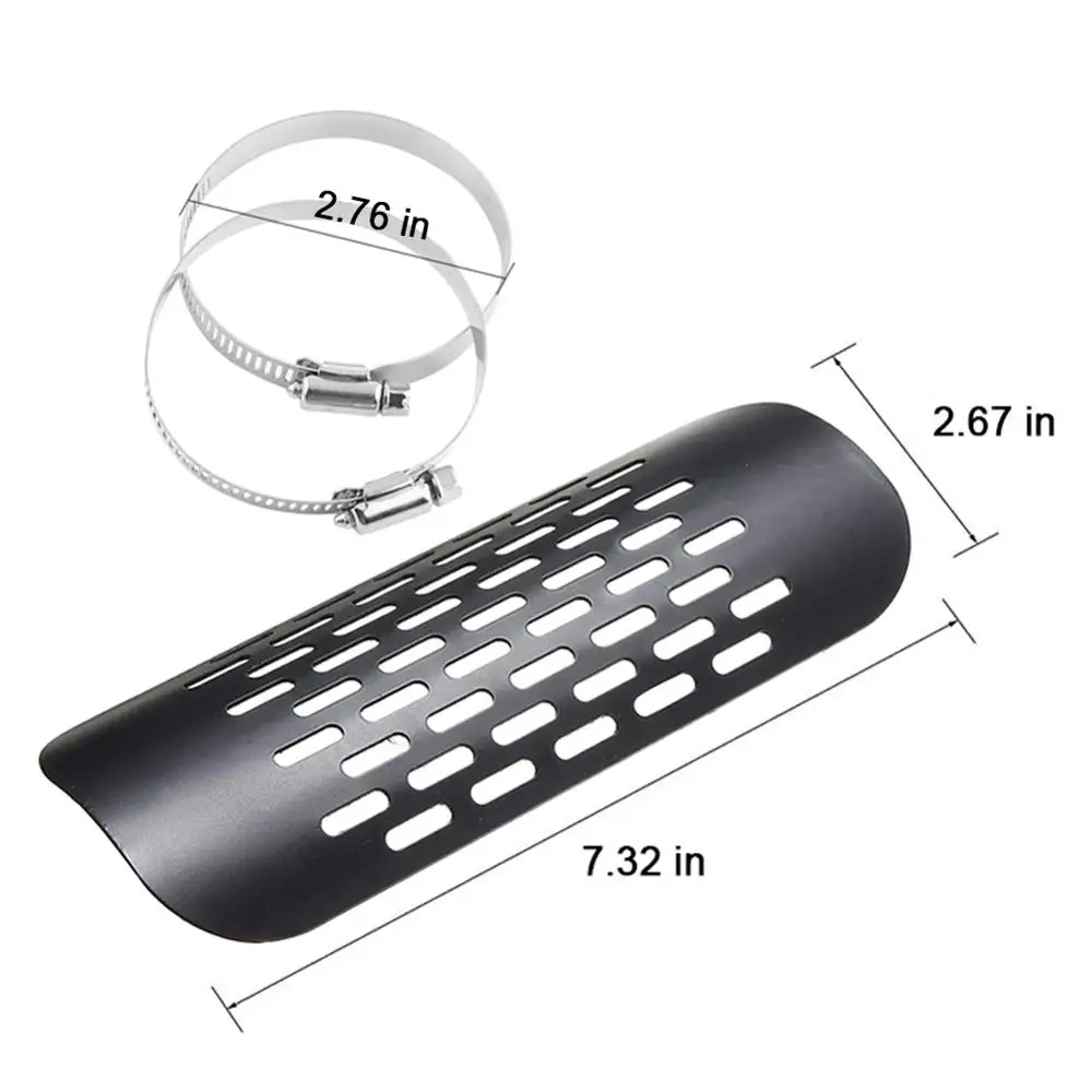 Универсальный глушитель выхлопной трубы мотоцикла защита ножек теплозащитный