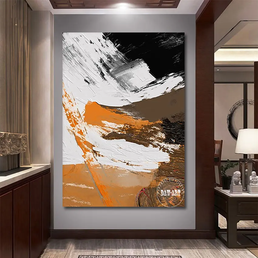 

Новейшее поступление, абстрактная картина маслом на холсте, китайская Современная Настенная картина, декоративные аксессуары для свадьбы ...