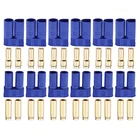 Клеммы для проводов EC5, 6 пар электрических разъемов, штекер-гнездо, штекер-гнездо, для батареидвигателя RC ESC LIPO, 12 шт.