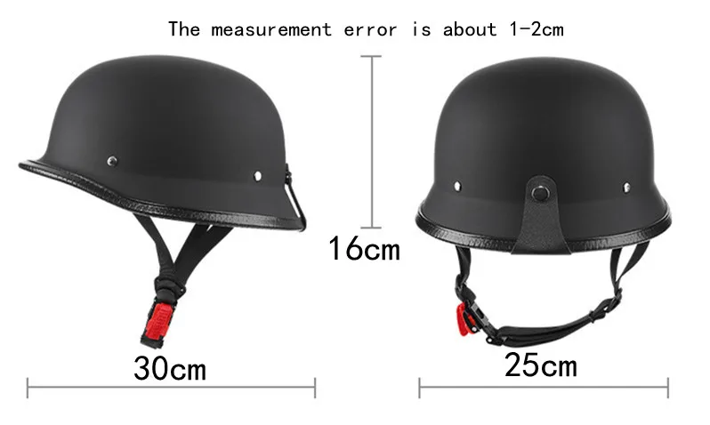 Немецкий мотоциклетный шлем Электрический скутер квадроцикл открытое лицо