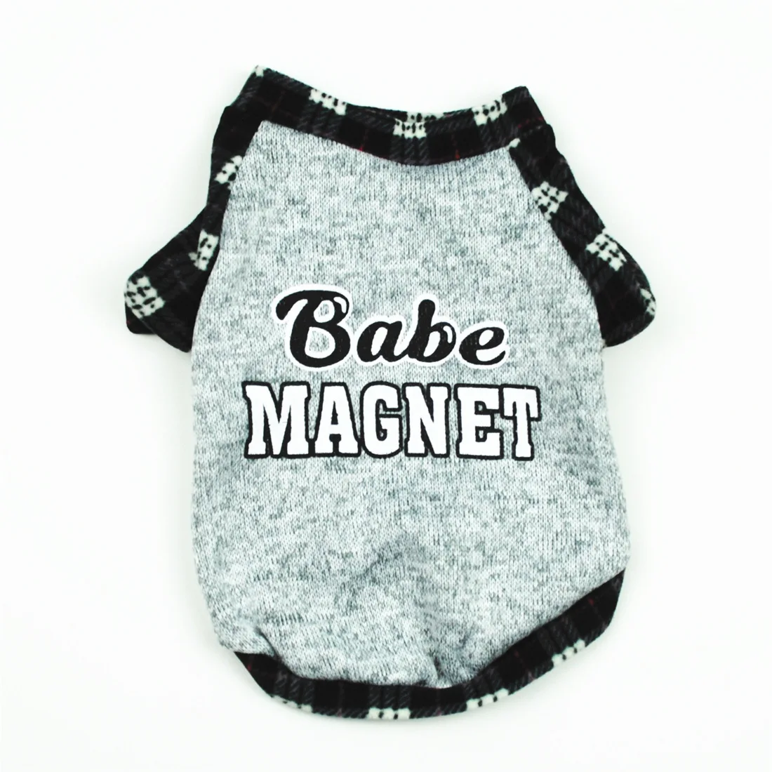 Одежда для собак "Теплая осень-зима" из толстой шерсти с бархатом для маленьких и средних щенков, модная животная принтовая свитшот-одежда.