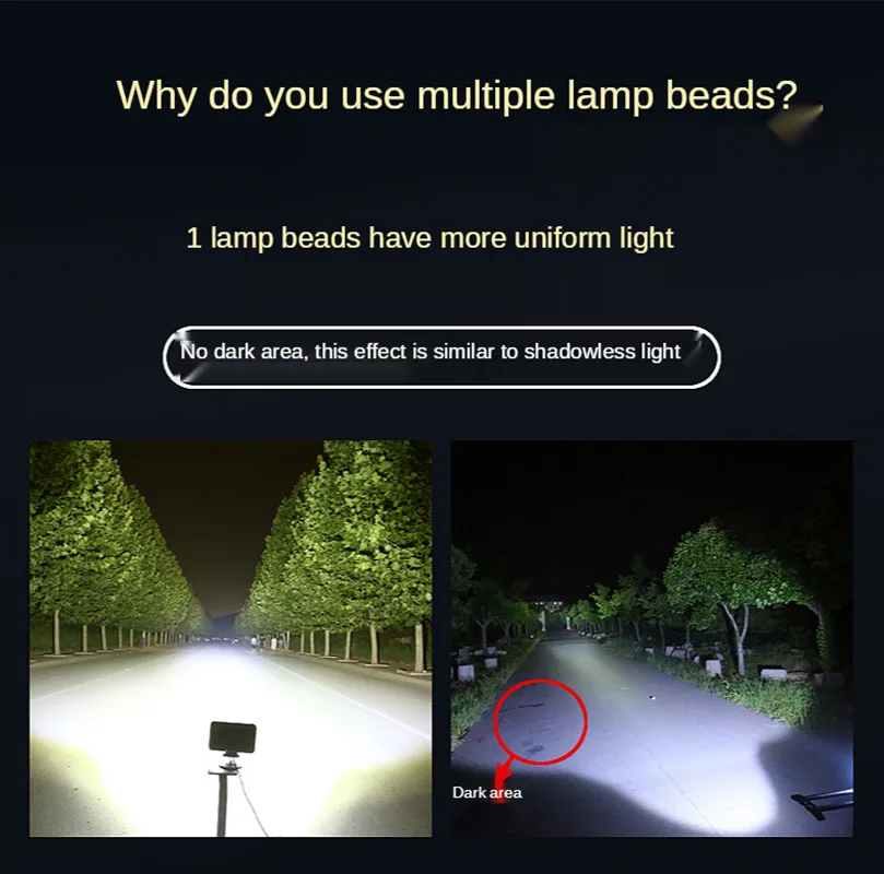 2 шт. 12-80 В для мотоцикла электромобиля светодиодный головной фонарь супер яркий