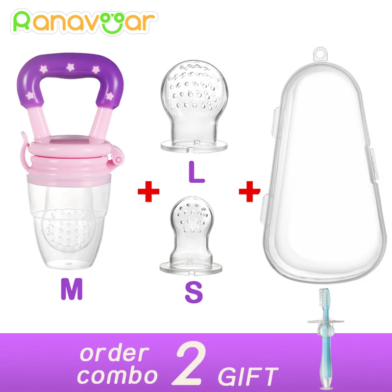 3 Размеры в 1 Детская соска свежий Еда силиконовая детская для кормления из