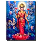 Алмазная 5d-картина сделай сам, индийская богиня Lakshmi, полная мозаика, алмазная вышивка Стразы, лорд Ганеш богиня, X152