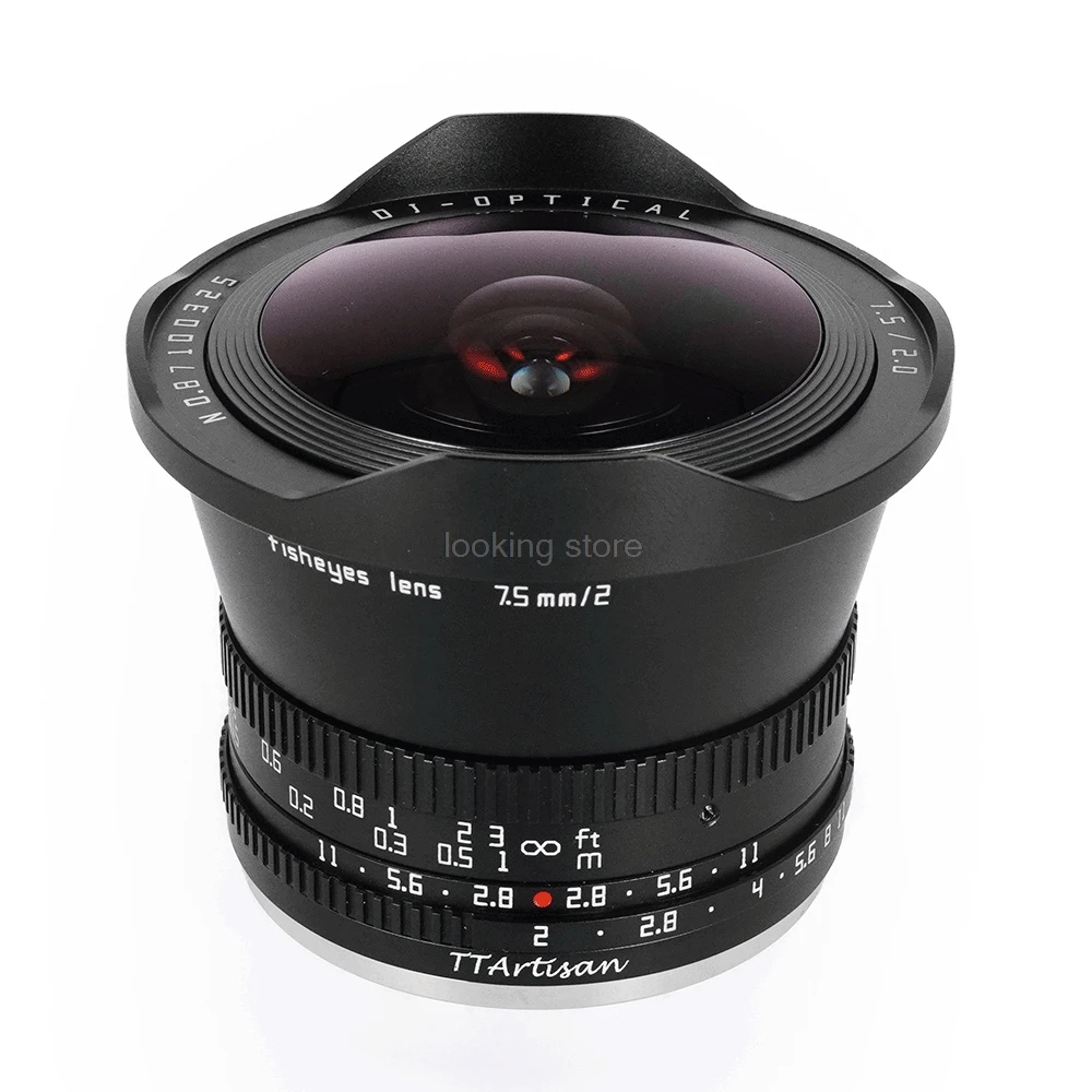 Объектив TTArtisan 7 5 мм F2 для камеры Sony E Fuji X Canon M/R M4/3 Nikon Z Leica L | Электроника