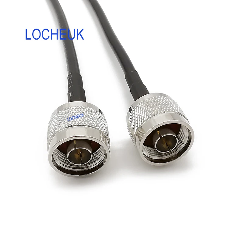 LMR195 кабель N Тип штекер N Тип Мужской RF коаксиальный беспроводной маршрутизатор отрезок провода расширения Соединительный кабель LMR195 50oh 1 м 2 м 3M 5 м 8 м 10 м