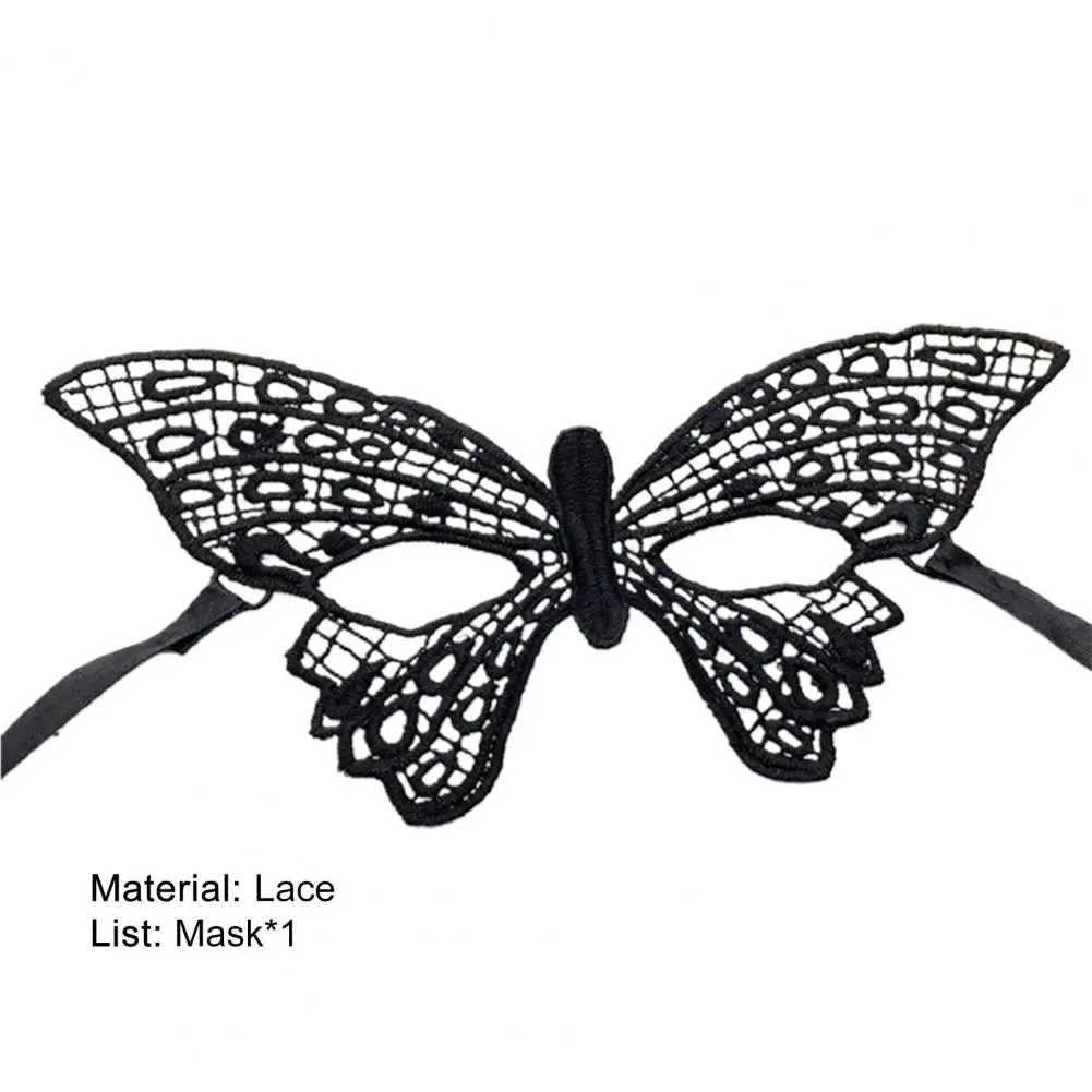 

Lace Hollow Black Eye Cover Various Styles Masquerade Eye Cover Halloween Supplies