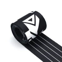 2 black white webbing jacquard with pattern belt bag strap purse lanyard webbing woven belt key fob hardware camera strap