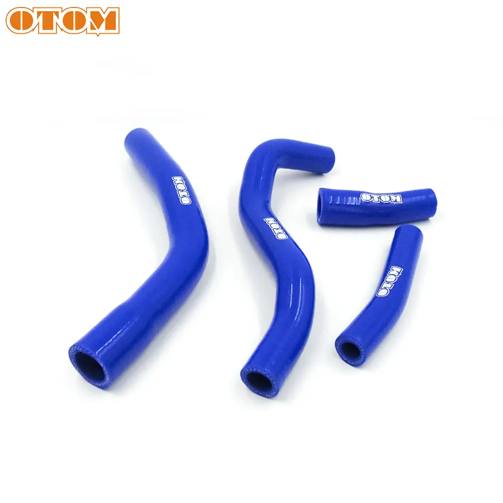 OTOM Motocross Radiator Hoses-RGM010 Blue Silica Gel Tube Rubber Pipe For YAMAHA YZ450F 14-17 Off-Road Motorcycle Dirt Bike Part |