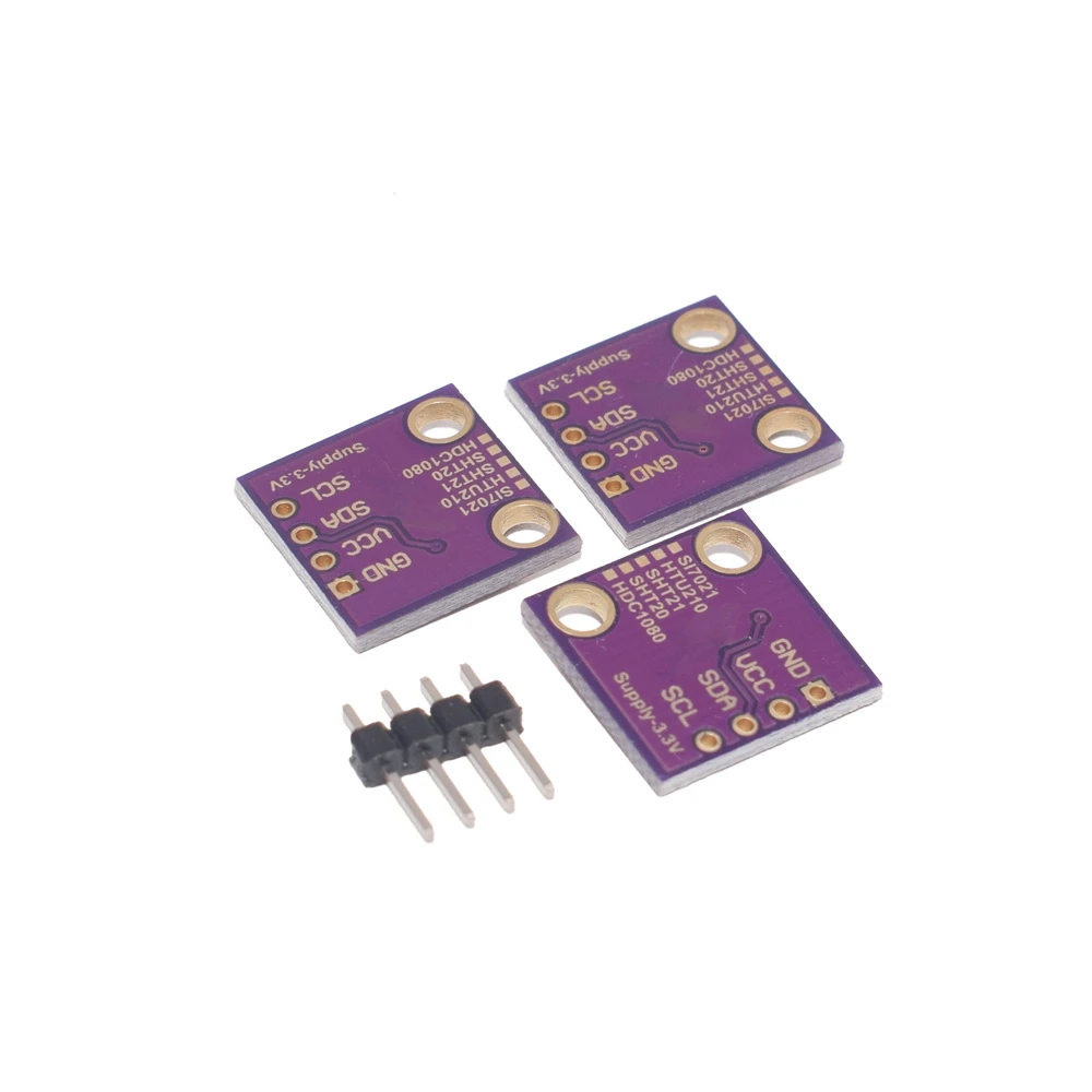 1PCS DC1080 Si7021 SHT20 Industrial High Precision Humidity Sensor with I2C Interface GY-213V-SI7021 | Integrated Circuits