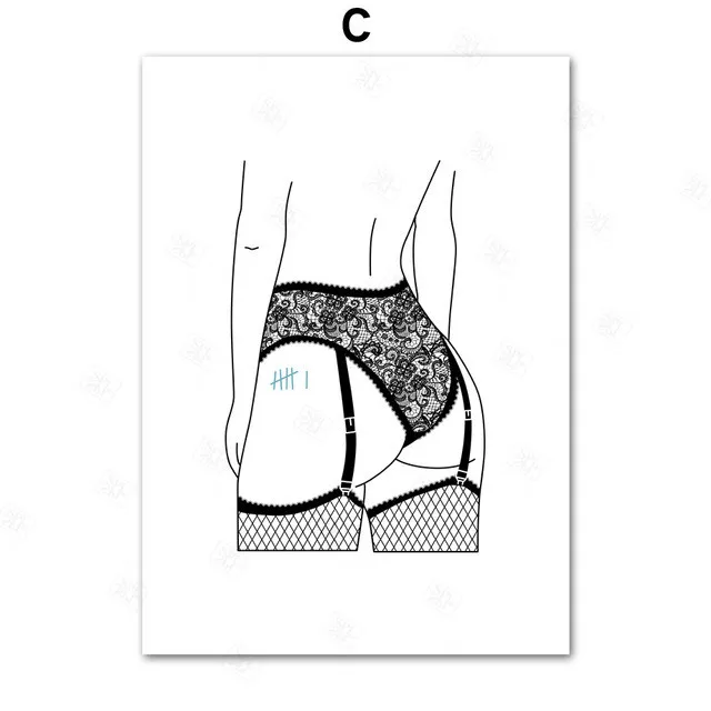 

Abstract Sexy Girl Lace Rose Wall Art Canvas Painting Nordic Posters And Prints Black White Wall Pictures For Living Room Decor
