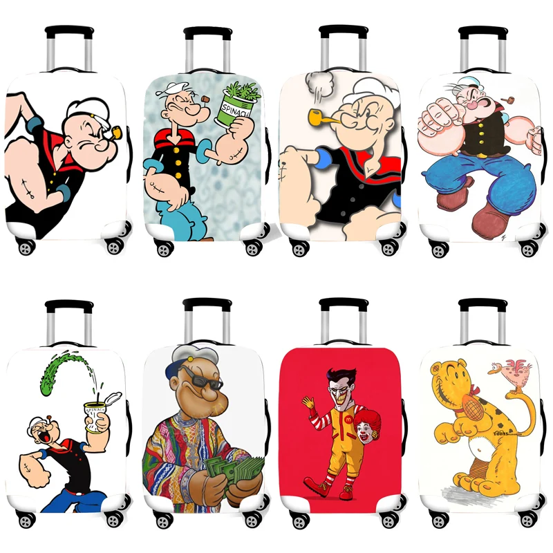Эластичный Защитный чехол для чемодана костюма защитный на колесиках 3D дорожный