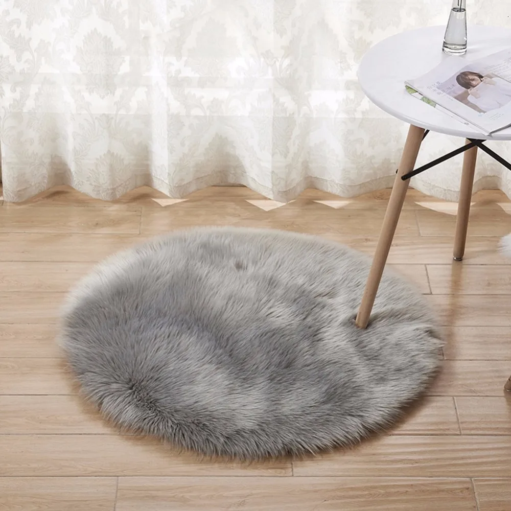 INS Wind/мягкий коврик из искусственной овчины для девочек стула спальни