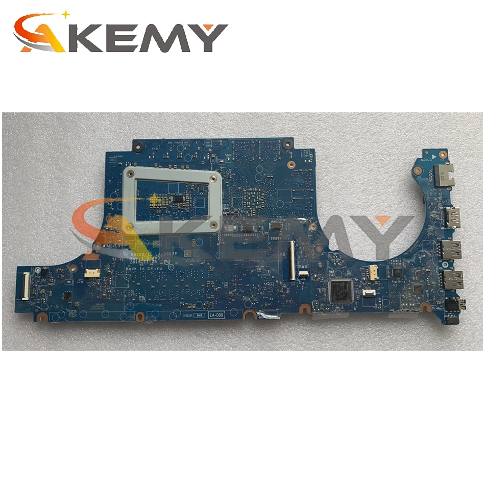 LA-D993P материнская плата для ноутбука DELL Inspiron 15 7567 Материнская W/ I7-7700HQ Процессор