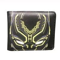 disney marvel avengers black panther captain wallet anime peripheral black panther techara short bifold wallet wallet