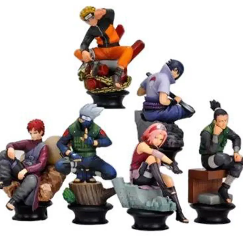 Экшн-фигурка Наруто Хокаге 6 шт./компл. экшн-фигурка из искусственной кожи модель