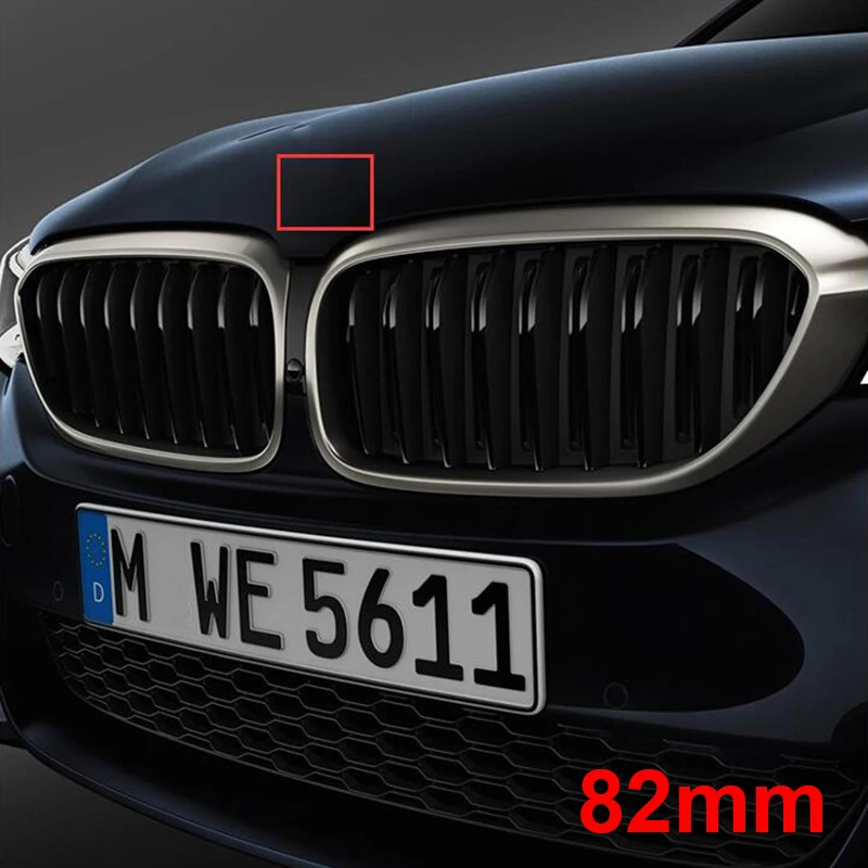 

82mm Round Emblem Car Styling Modified Upgrade Logo Front Hood Badge Sticker for BMW New 5 Series 525i 530i 540i 525Li 530Le etc