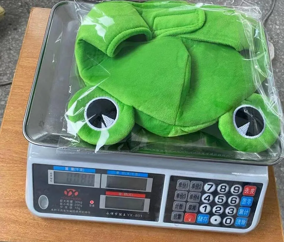 

Cartoon Funny Adorable Plush -Frog Hat Cosplay Costume Dress Up Hat 2021
