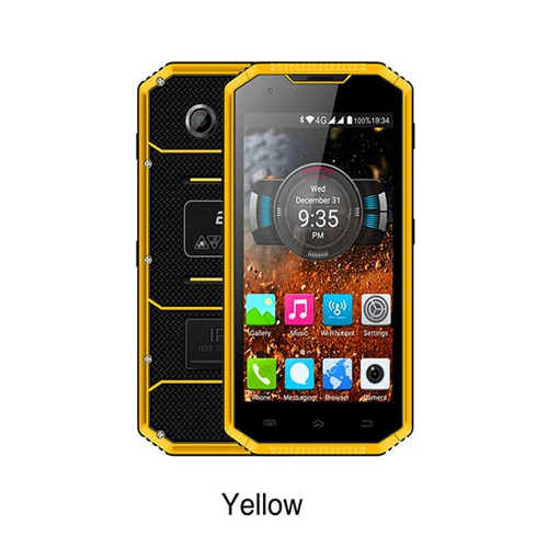 Yellow KENXINDA E& L W7S 2 Гб 16 Гб сотовый телефон IP68 EL W7S водонепроницаемый 5,0 дюймов Android 6,0 MTK6737 четырехъядерный до 1,3 ГГц 4G смартфон - Цвет: Yellow