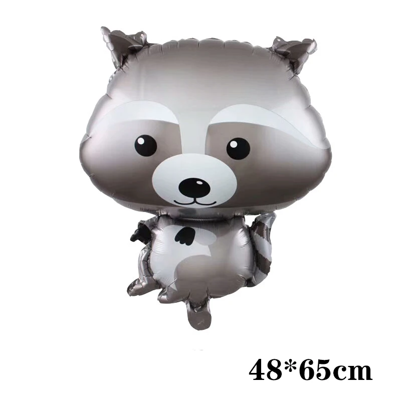 Большая Милая мультяшная животная Ежик кошка Медведь белка воздушные шары