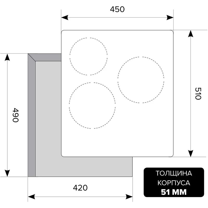 Built-in cooking panel electric induction LEX EVI 430 BL cooker hob unit stove surface cooktop or home and kitchen Major appliance automatic |